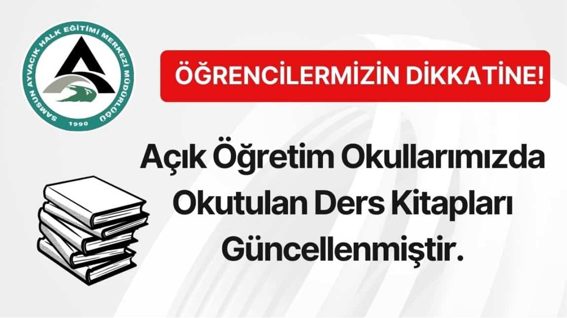 Öğrencilerimizin dikkatine...