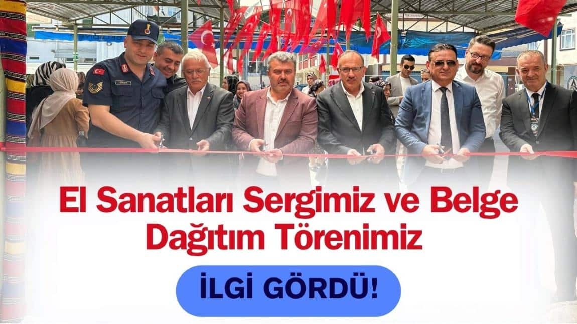 El emekleri beğeniye sunuldu...